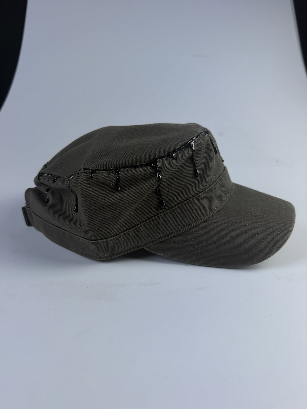 Bleeding Military Cap Olive Sample