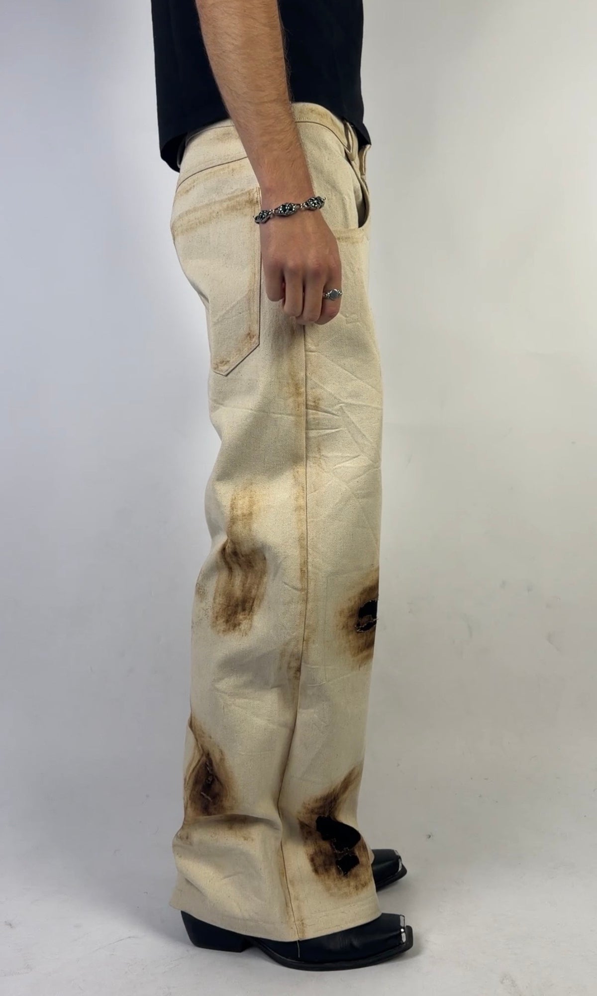 Burnt Hole Jeans