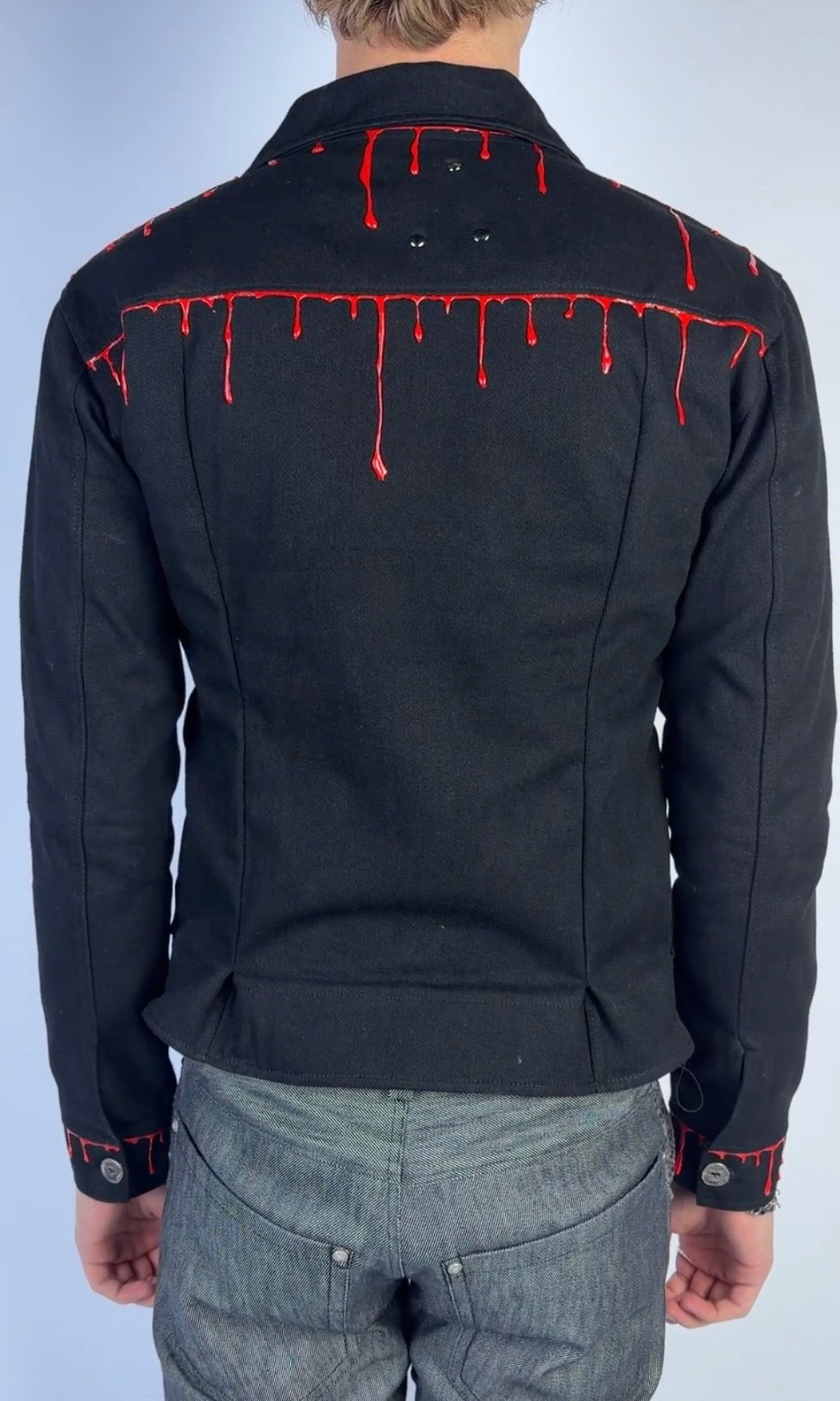 Bleeding Seams Jacket Black Sample