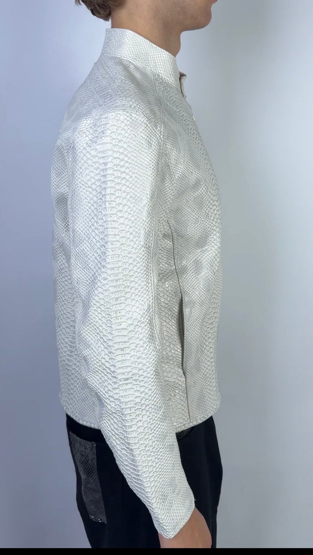White Snake Jacket Sample