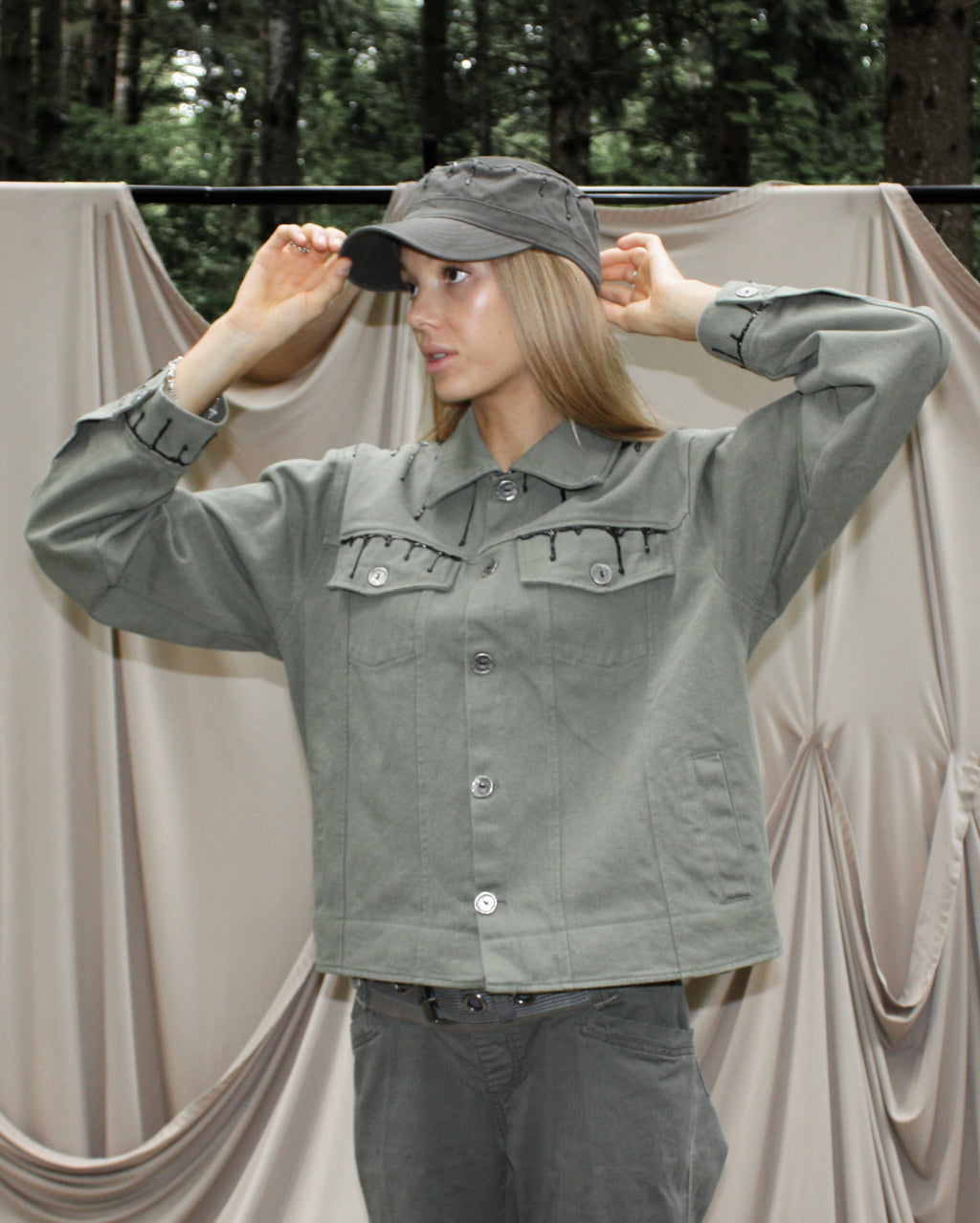 bleeding seams jacket
