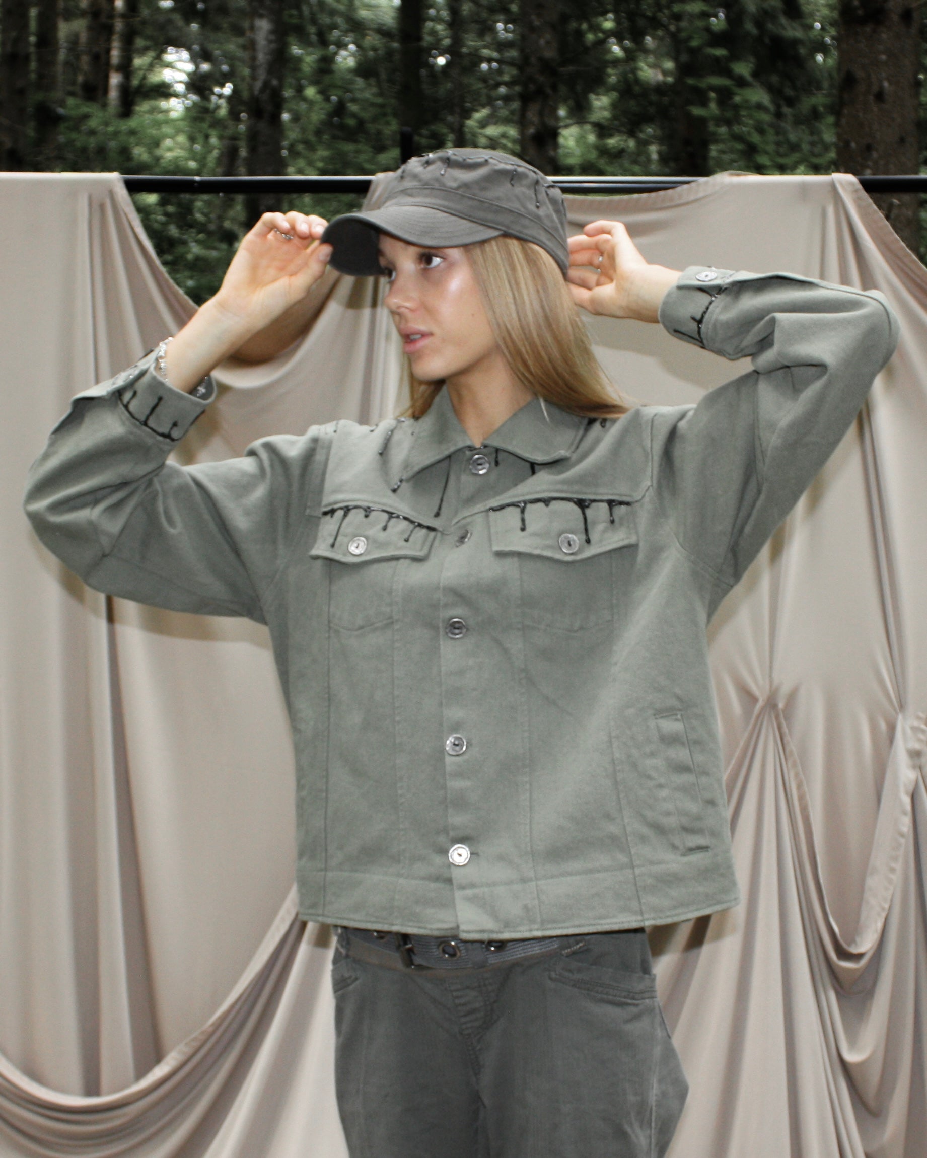 bleeding seams jacket
