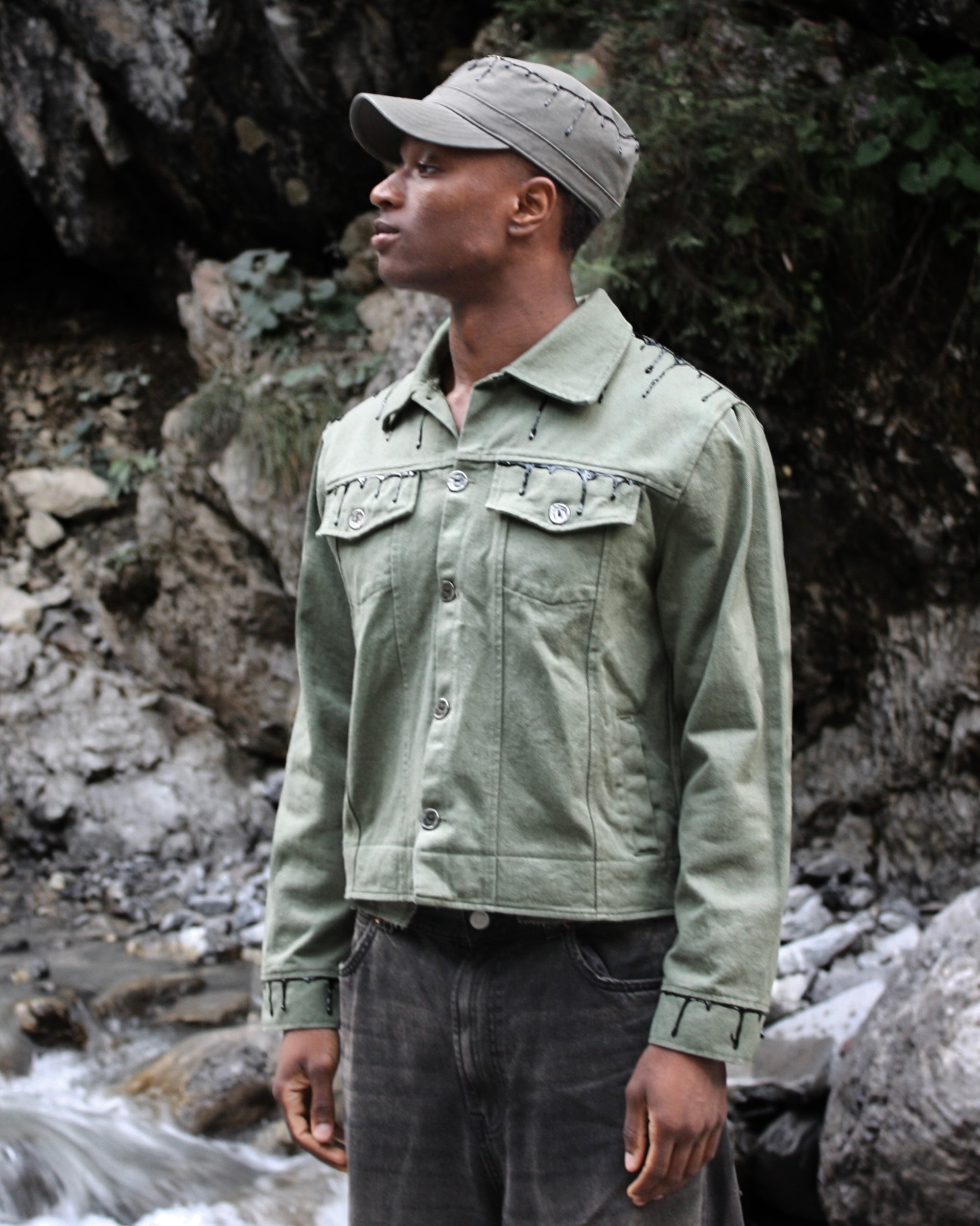 bleeding seams jacket