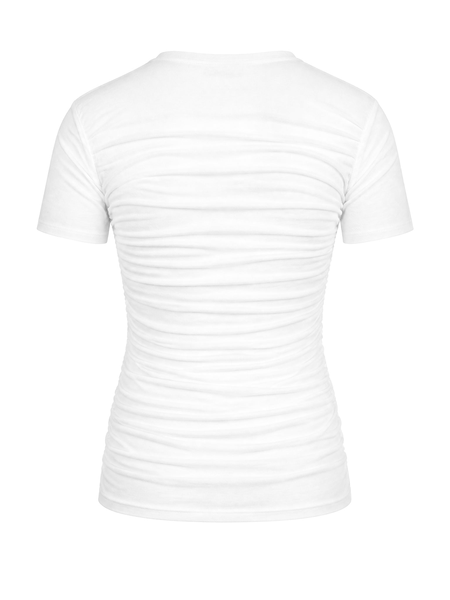 Drape Tee with collar