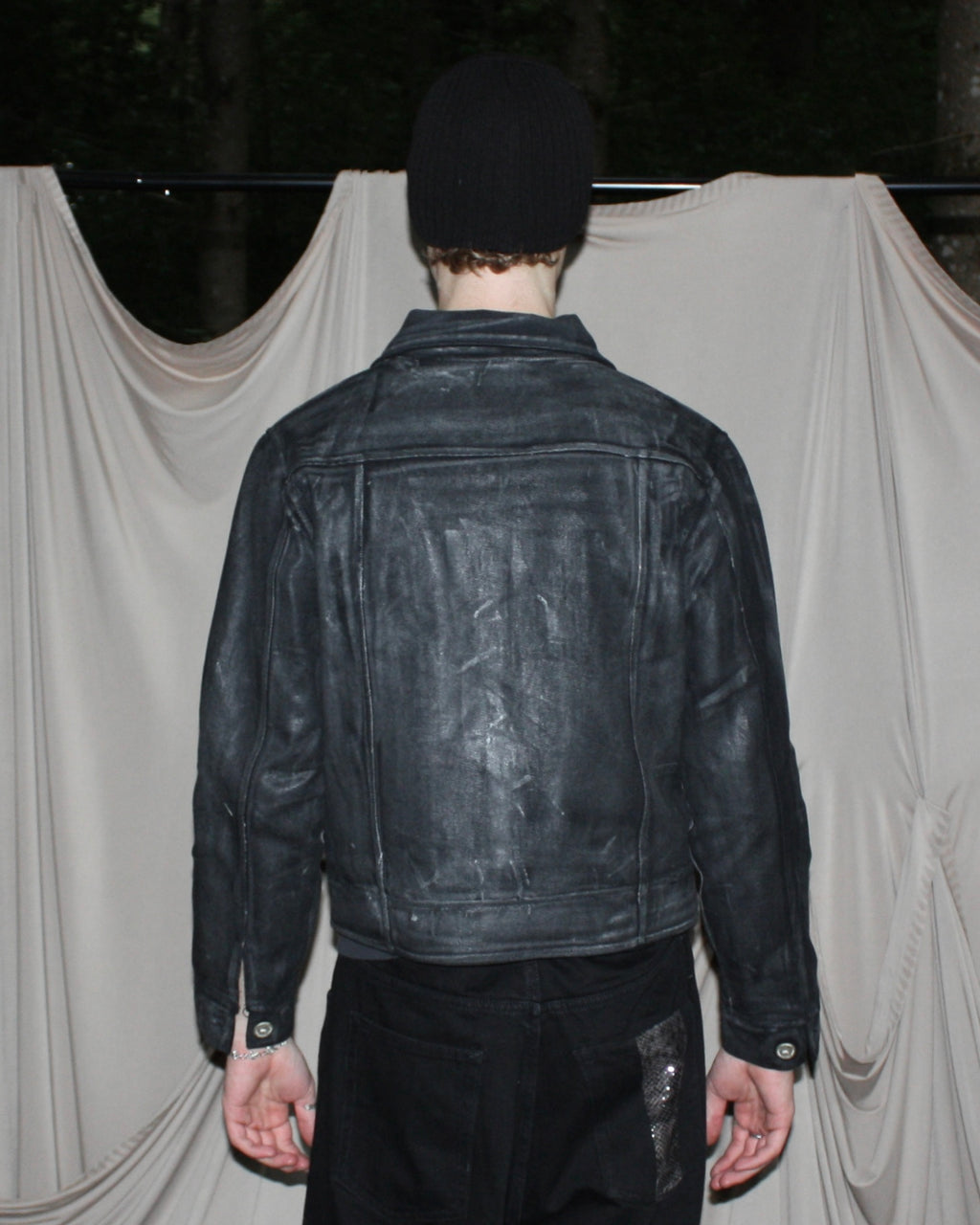 waxed denim jacket