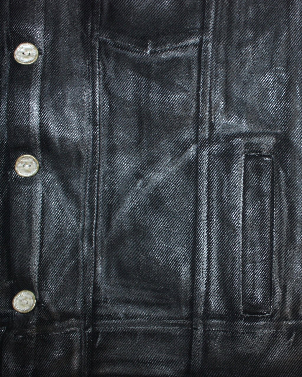 waxed denim jacket
