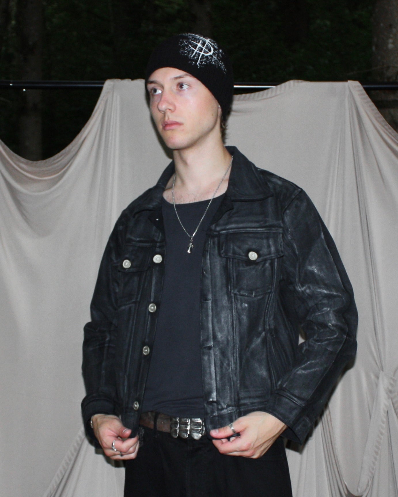 waxed denim jacket
