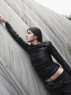 Drape Leather Longsleeve