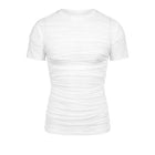 Drape Tee with collar