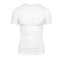 Drape Tee with collar