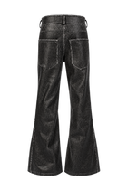Cracked Leather Pants (flared)