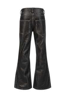 Cracked Leather Pants (flared)