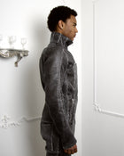 Cracked Leather Jacket (black)