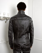 Cracked Leather Jacket (black)