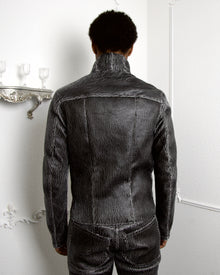 Cracked Leather Jacket (black)