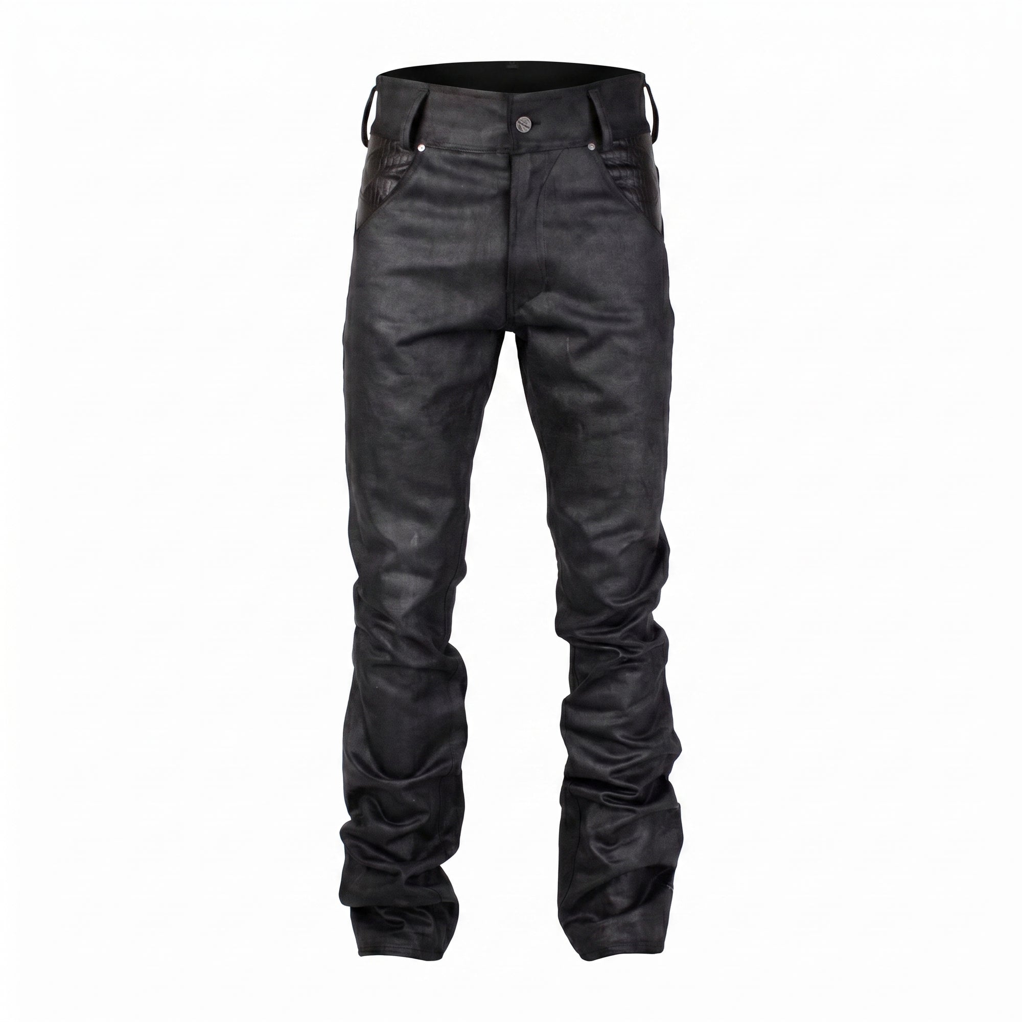 Waxed Bootcut Denim