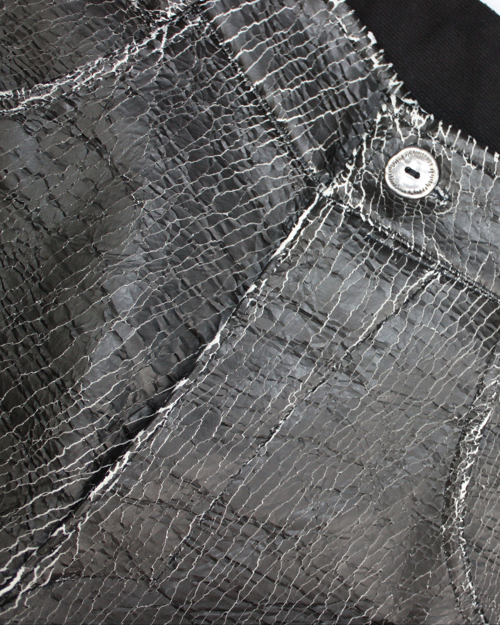 cracked leather pants