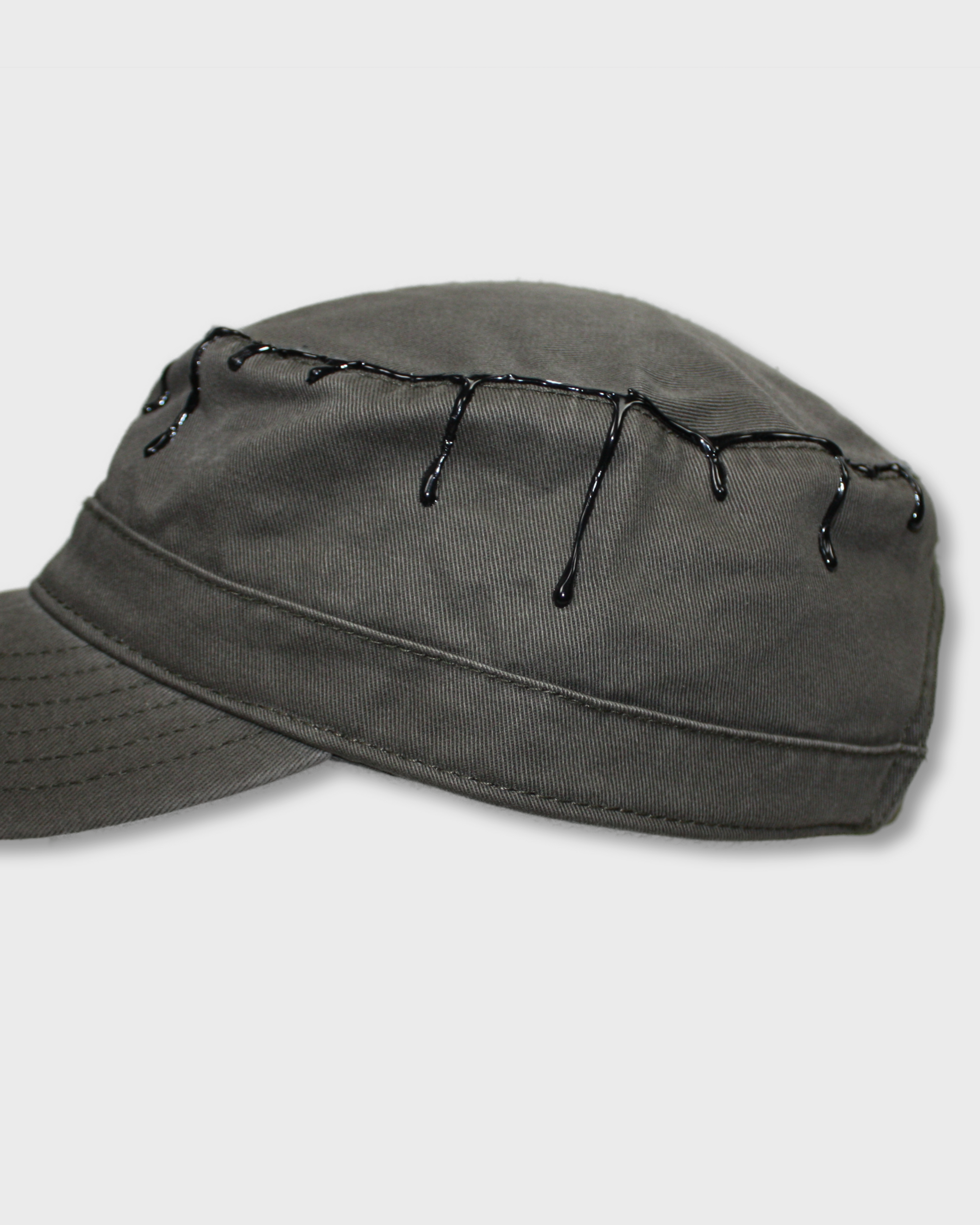 bleeding military cap