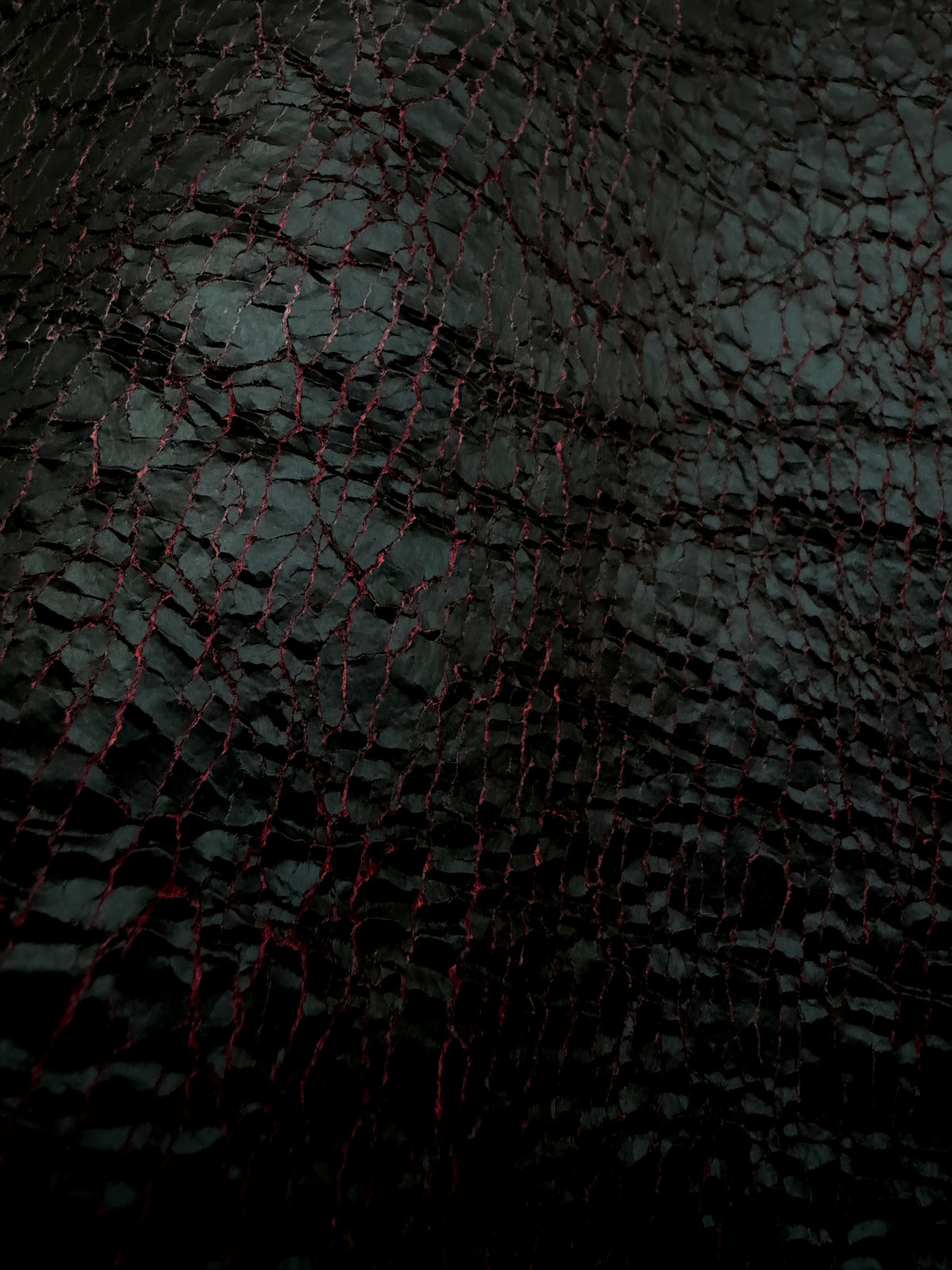 Cracked Leather Jacket red
