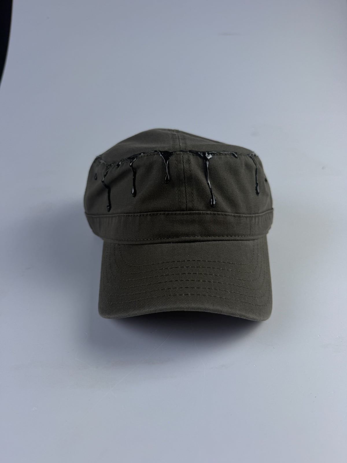 Bleeding Military Cap Olive Sample
