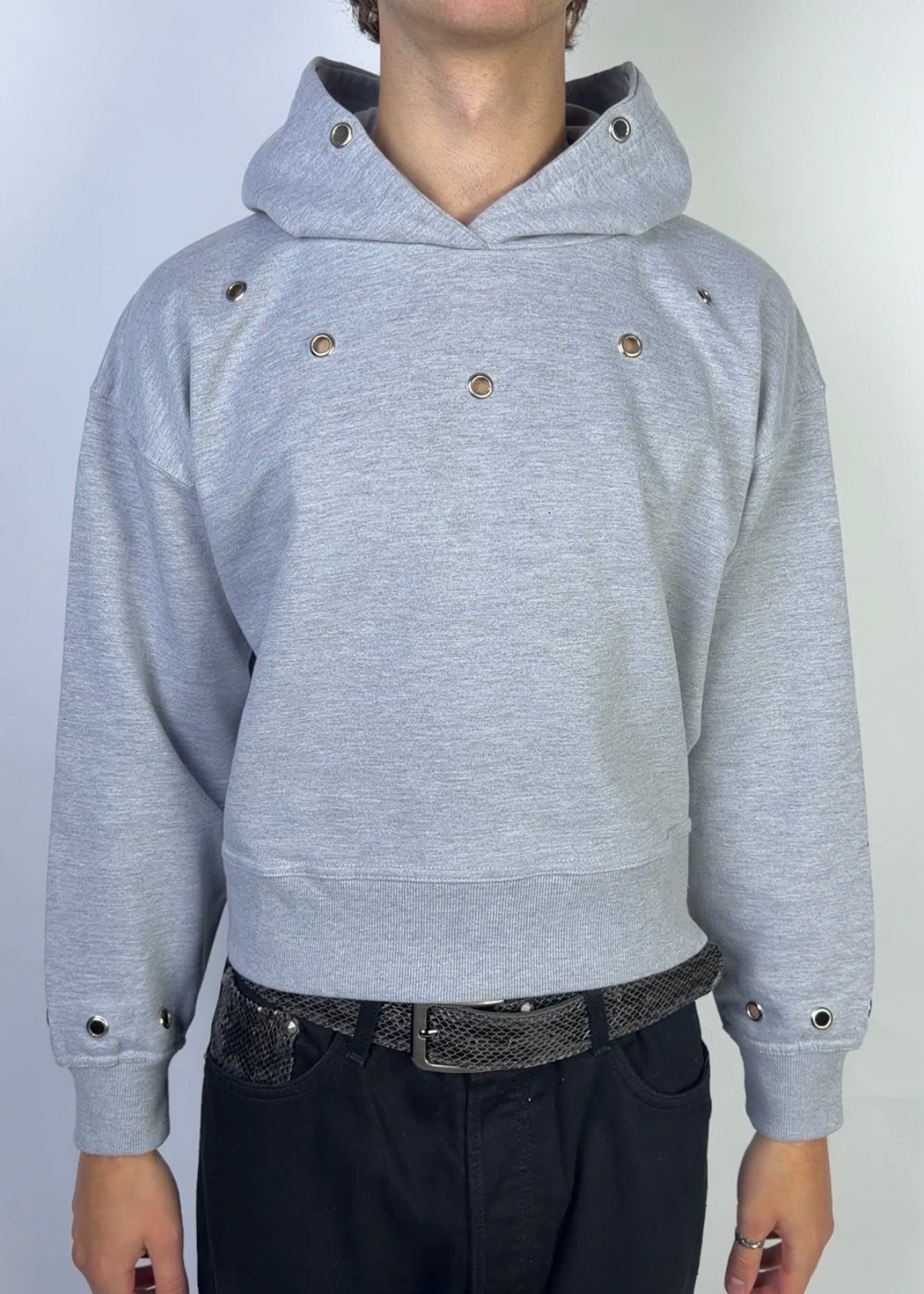 Eyelet Hoodie Sample