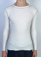 Ribb Scar Stitch Long Sleeve Sample