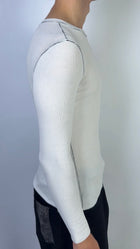 Ribb Scar Stitch Long Sleeve Sample