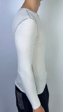 Ribb Scar Stitch Long Sleeve Sample