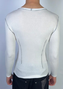 Ribb Scar Stitch Long Sleeve Sample