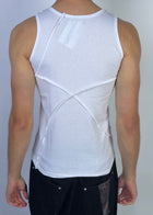 Crazy Tank Top White Sample