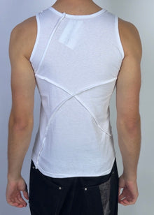 Crazy Tank Top White Sample