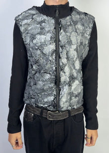 Silver Fur Jacket Sample
