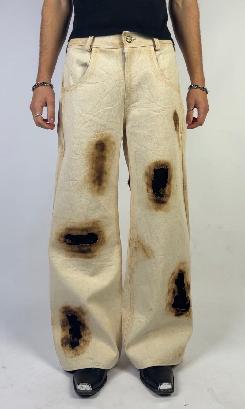 Burnt Hole Jeans