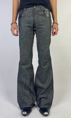 Simple Flared Jeans Sample
