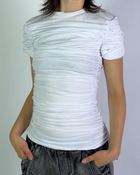 Drape T-Shirt White Sample