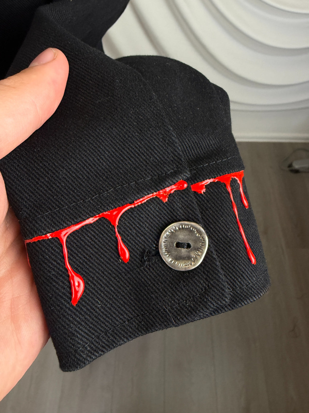 Bleeding Seams Jacket Black Sample