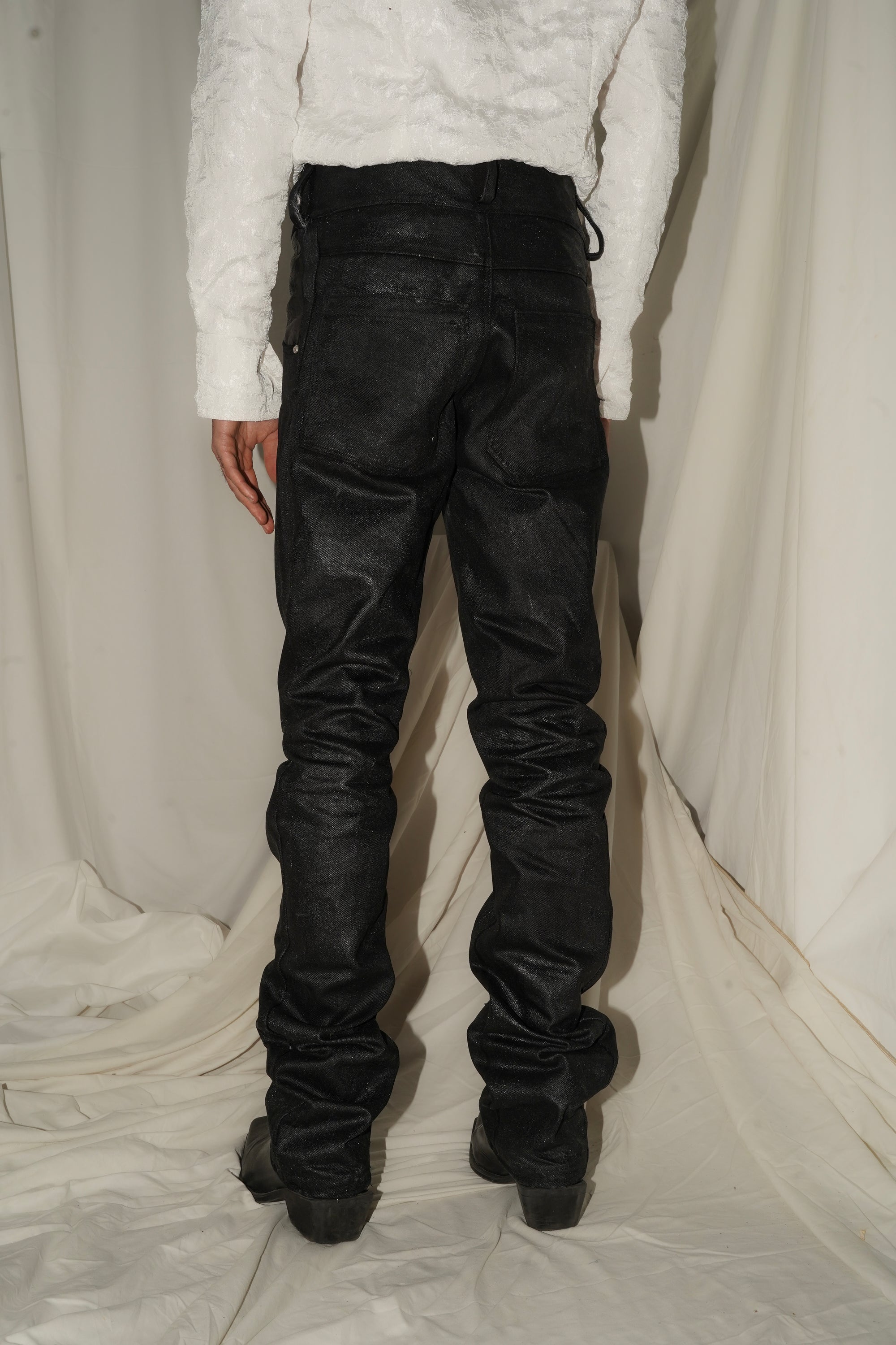 Waxed Bootcut Denim