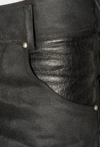 Waxed Bootcut Denim