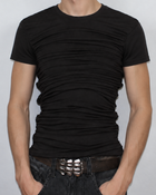 Drape T-Shirt Black Sample