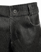 Cracked Leather Shorts