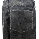 Cracked Leather Shorts