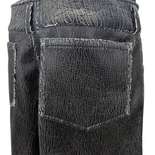 Cracked Leather Shorts