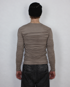 Drape Long Sleeve Taupe Sample