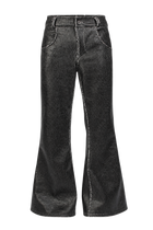 Cracked Leather Pants (flared)