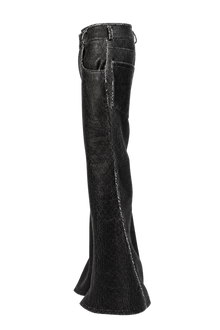 Cracked Leather Pants (flared)