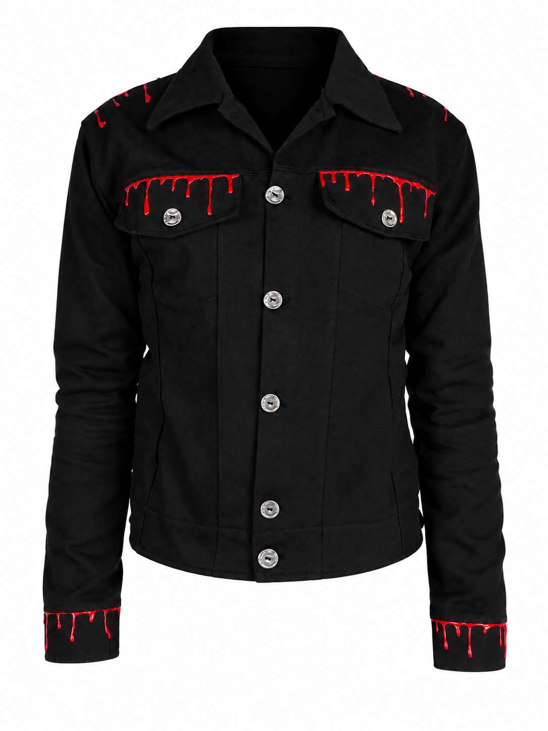 Bleeding Seams Jacket Black