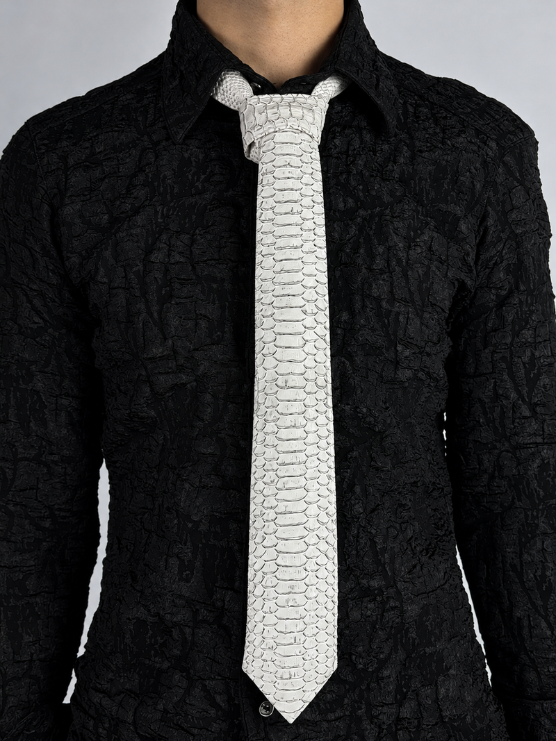White-Snake-Tie Sample