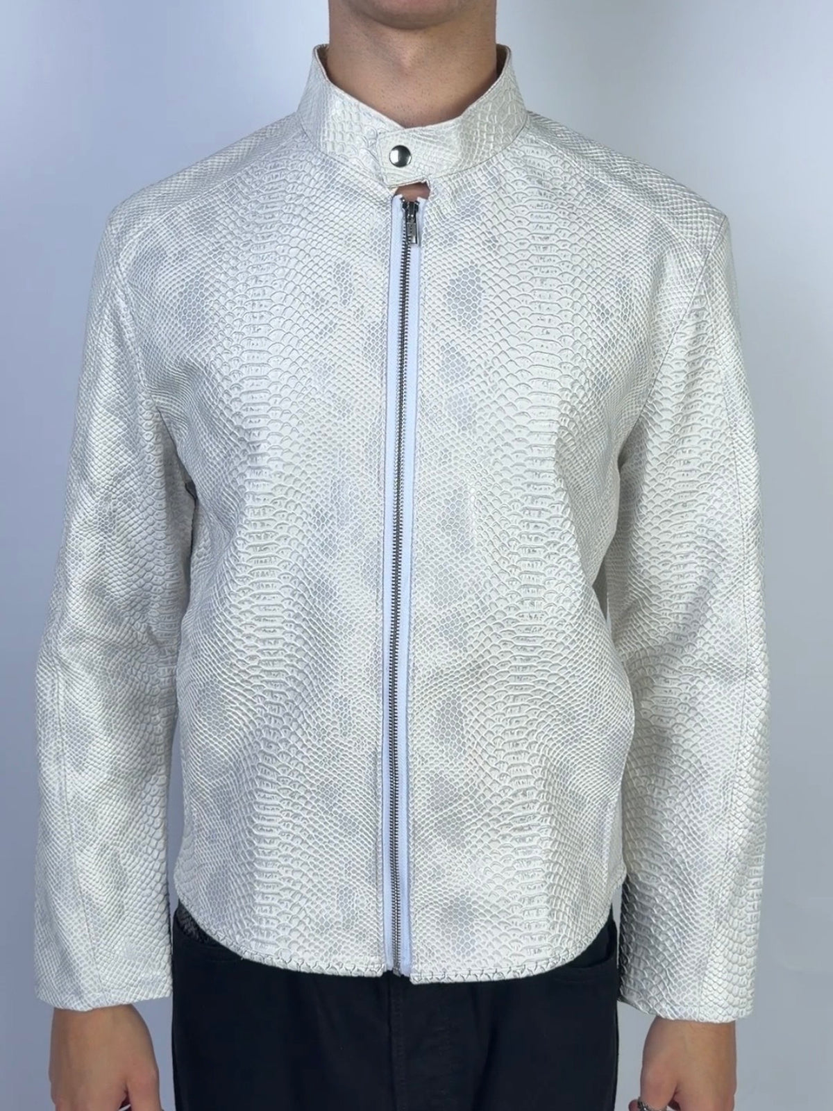 White Snake Jacket Sample