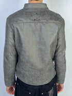 Flame Leather Jacket Gray Sample