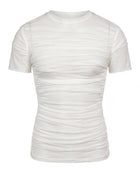 Drape Tee with collar